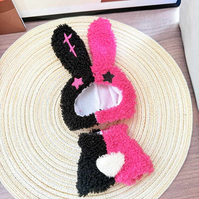 [Clothes only] One, two and three generations Labubu clothes pendant Labubu sitting baby clothes fluffy two-color rabbit Ji clothes cute