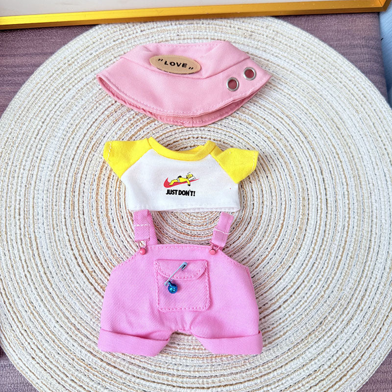 [Clothes only] First and second generation Labubu clothes pendant Labubu sitting baby clothes flying policewoman suit cute