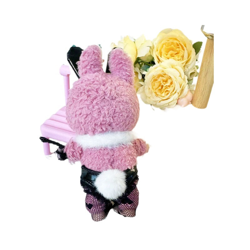 Clothes only] Baby clothes 17cm pendant blind box Labubu clothes Labubu doll for sexy five-piece cute set