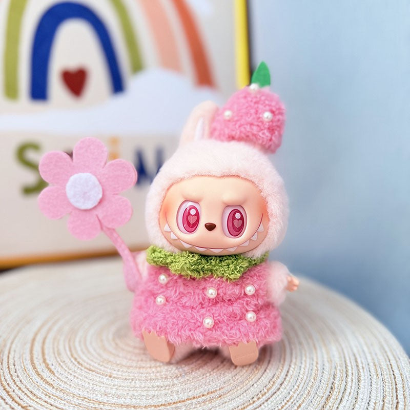 Clothes only] First and second generation Labubu clothes pendant Labubu sitting baby clothes shark bee dinosaur clothes cute