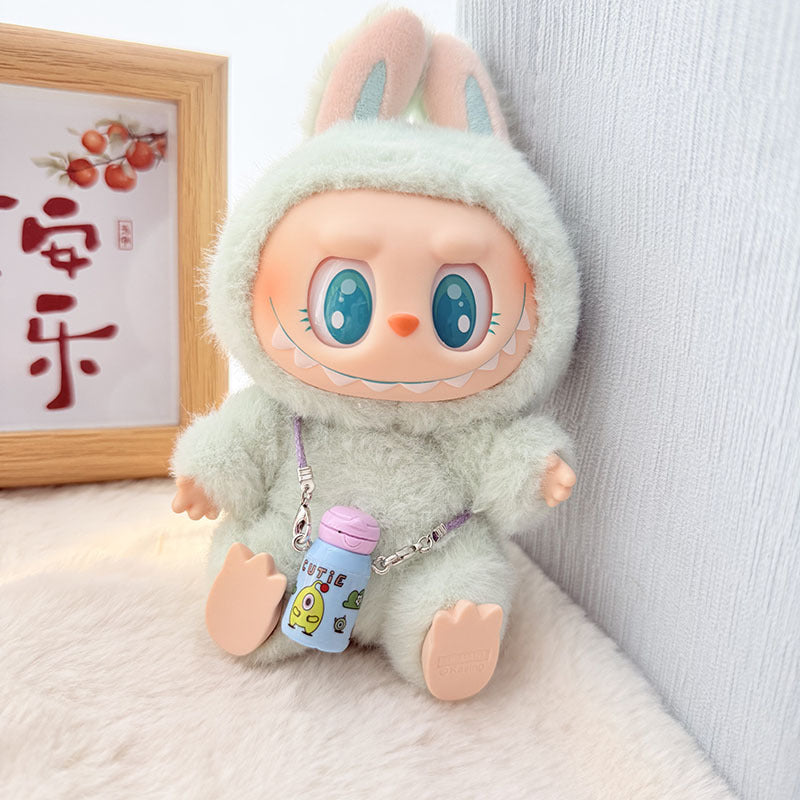 [Clothes only] The first, second and third generation keychain Labubu clothes pendant Labubu baby clothes noble small school uniform set