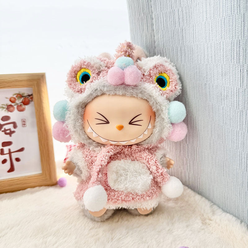 Clothes only] blind box Labubu clothes pendant Labubu baby clothes chess adventure queen baby clothes skirt cute