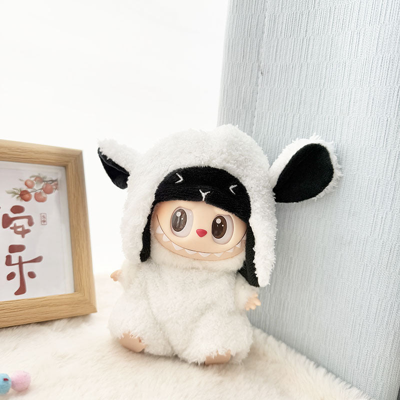 [Clothes only] 1st/2nd generation Labubu clothes pendant Labubu sitting party baby clothes plush little sheep clothes