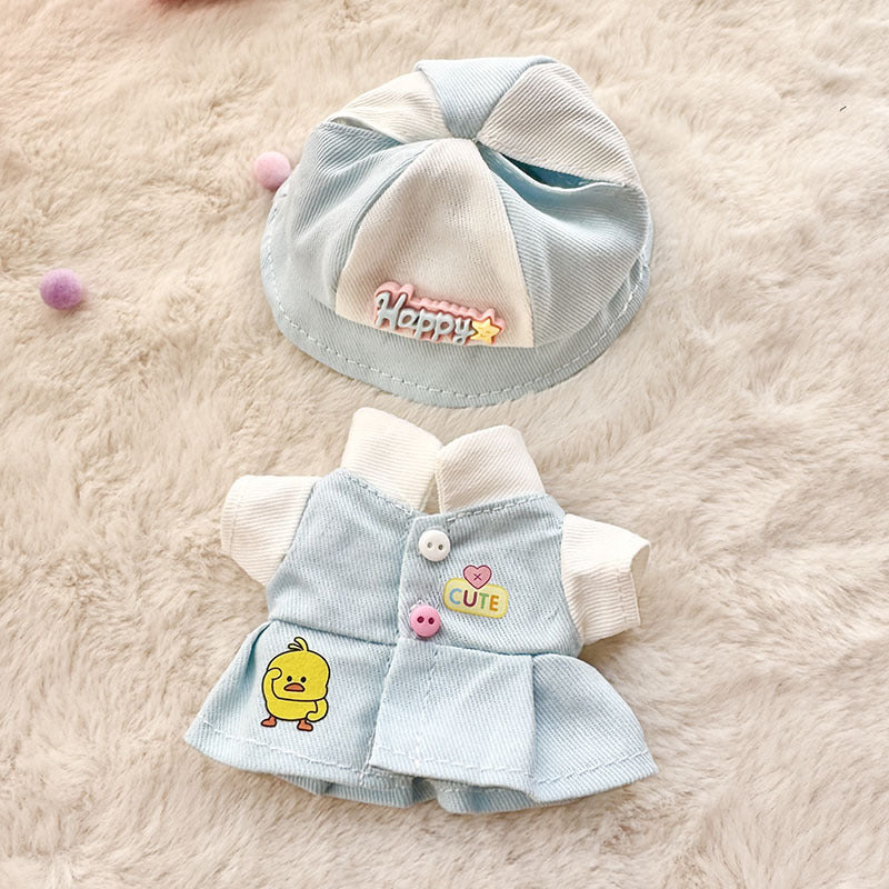 [Clothes only] First and second generation Labubu clothes pendant Labubu sitting party baby clothes cute kindergarten suit