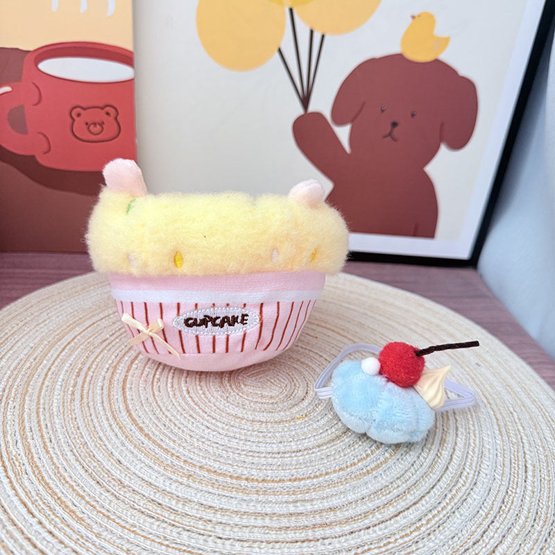 [Clothes only] One, two and three generations Labubu clothes pendant Labubu sitting baby clothes delicious cake set cute