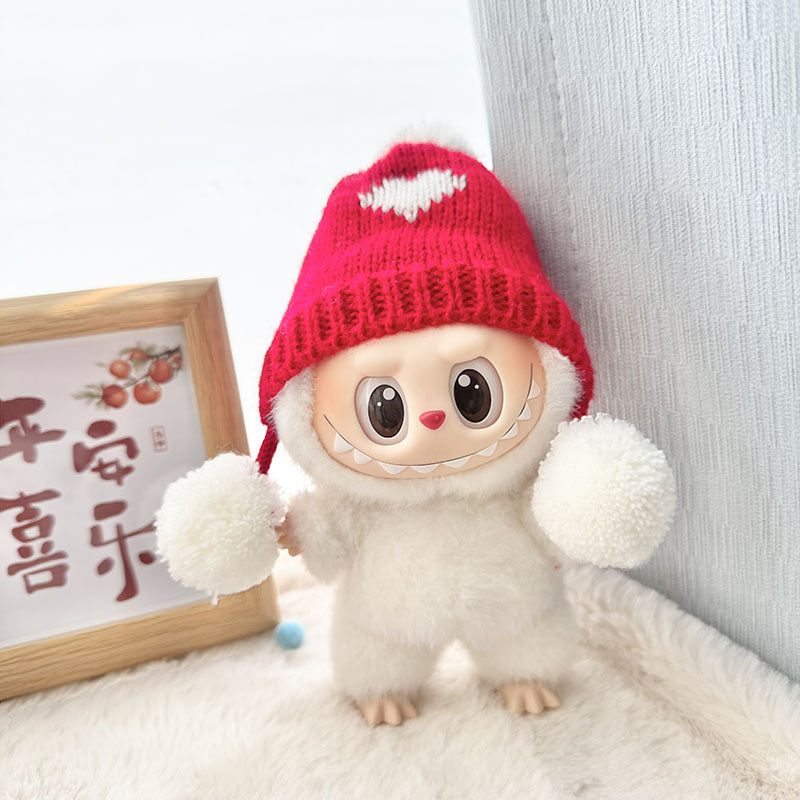[Clothes only] First and second generation keychain Labubu clothes pendant Labubu New Year's baby clothes bottle overalls pants