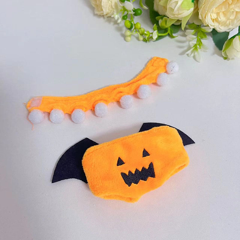 [Clothes only] First and second generation keychain Labubu clothes pendant Labubu Halloween bat pumpkin set cute