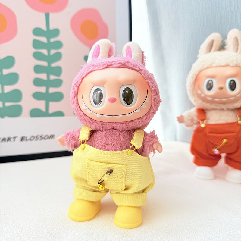 [Clothes only] First and second generation keychain Labubu clothes pendant Labubu baby clothes sunshine craftsman strap