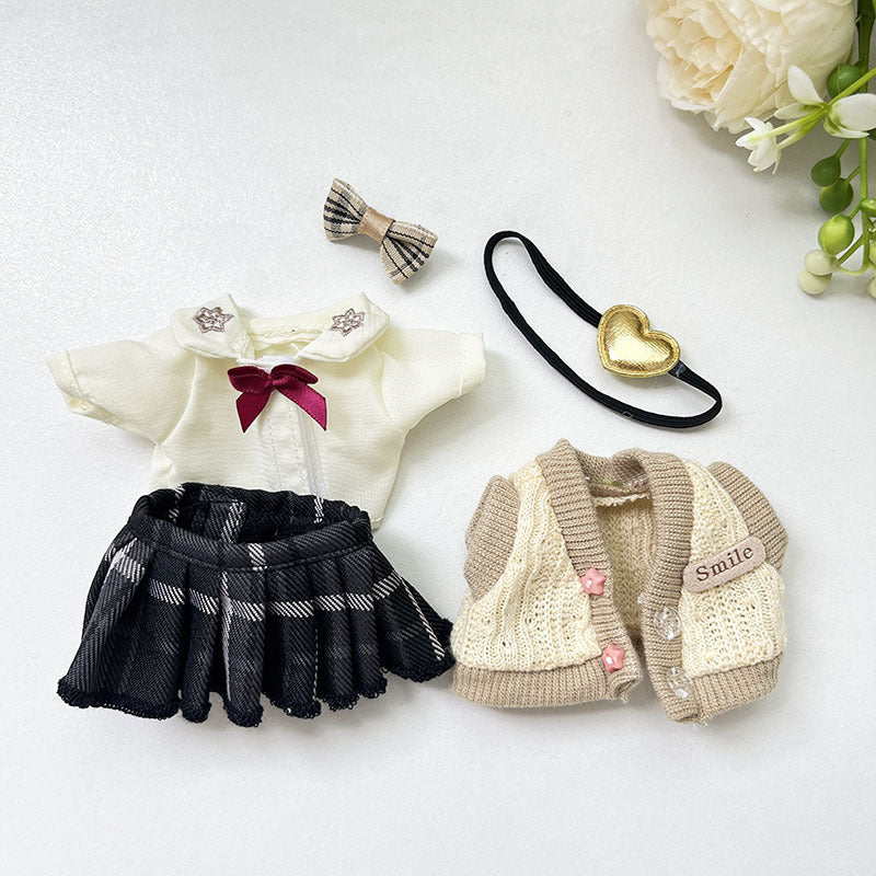 [Clothes only] Second generation blind box Labubu clothes vinyl face pendant Labubu sitting party series baby clothes cute