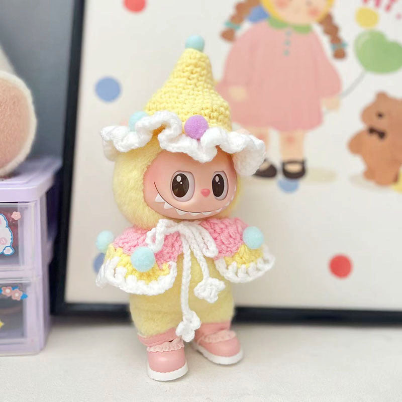 [Clothes only] First and second generation keychain Labubu clothes pendant Labubu handmade sweater Japanese three-piece set cute