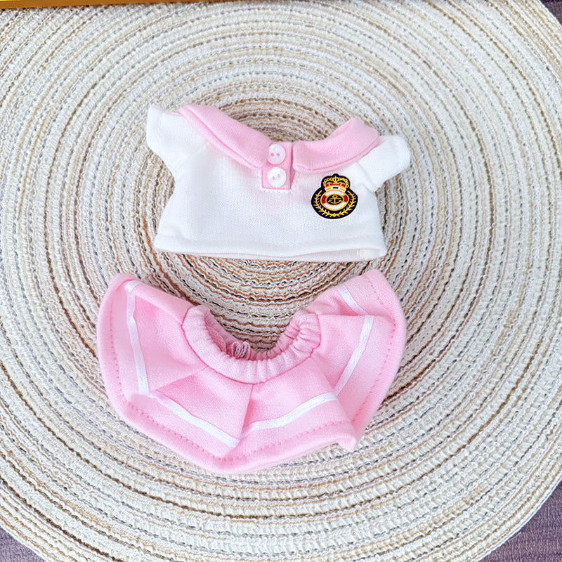 [Clothes only] The first, second and third generation keychain Labubu clothes pendant Labubu baby clothes noble small school uniform set