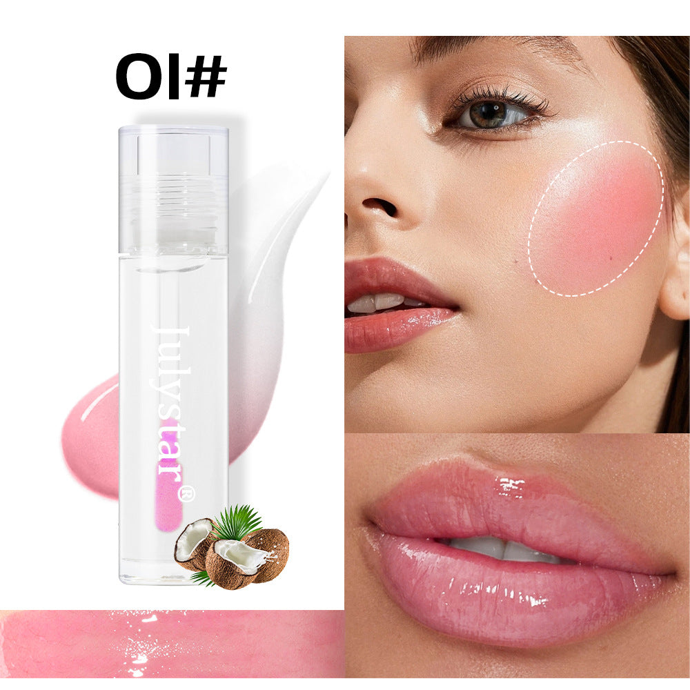 Liquid Temperature Blush Explosive Blush Liquid Natural Hydrating Lips and Cheeks Dual Purpose Color Changing Blush Blush oil