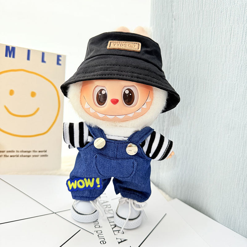 [Clothes only] First/second generation Labubu clothes pendant Labubu sitting party baby clothes pendant strawberry bear cute