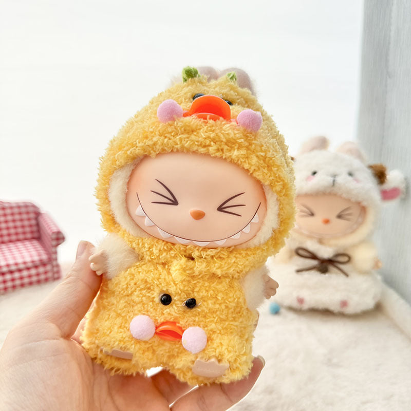 Clothes only] blind box Labubu clothes pendant Labubu baby clothes chess adventure queen baby clothes skirt cute