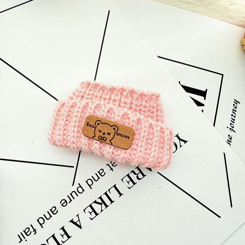 [Clothes only] One, two and three generations of keychains Labubu clothes pendant Labubu baby clothes knitted sweater hat set