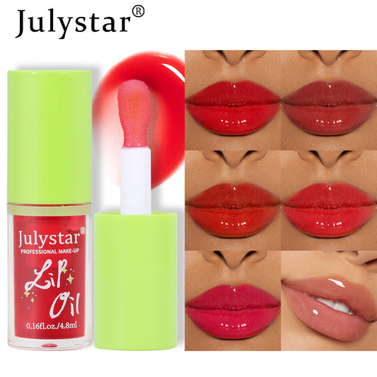 Beauty Lasting Moisturizing Transparent Water Light Lip Oil Moisturizing Dudu Lip Fruit Flavor Mirror Lip Gloss