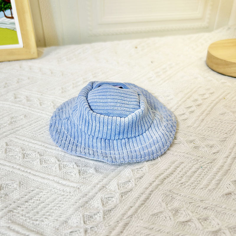 [Clothes only] 17cm blind box Labubu pendant baby clothes small animal hat Labubu trendy bucket hat accessories