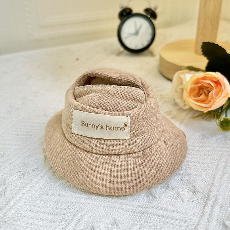 [Clothes only] 17cm blind box Labubu pendant baby clothes small animal hat Labubu trendy bucket hat accessories