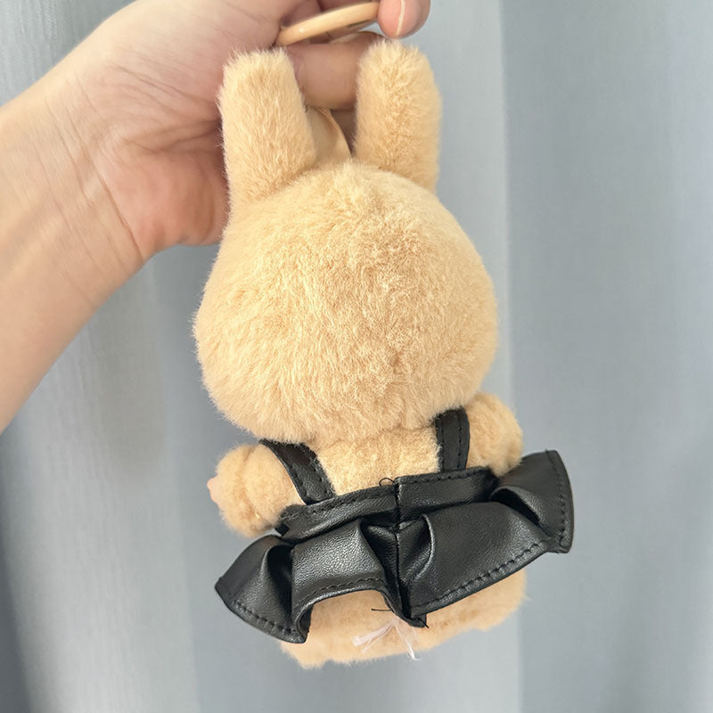 Clothes only] 1st/2nd generation blind box Labubu clothes pendant Labubu sitting party baby clothes fashion leather skirt