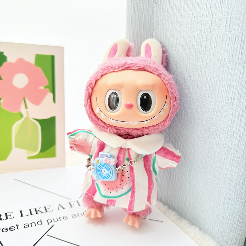 [Clothes only] First and second generation Labubu clothes pendant Labubu sitting party baby clothes pendant outing spring outing