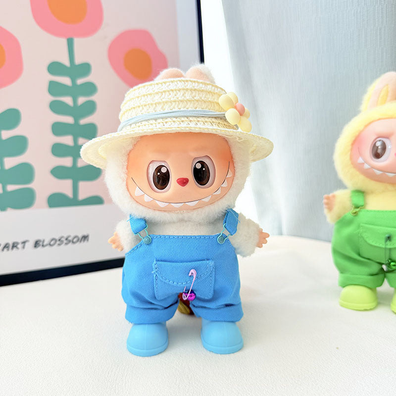 [Clothes only] First and second generation keychain Labubu clothes pendant Labubu baby clothes sunshine craftsman strap