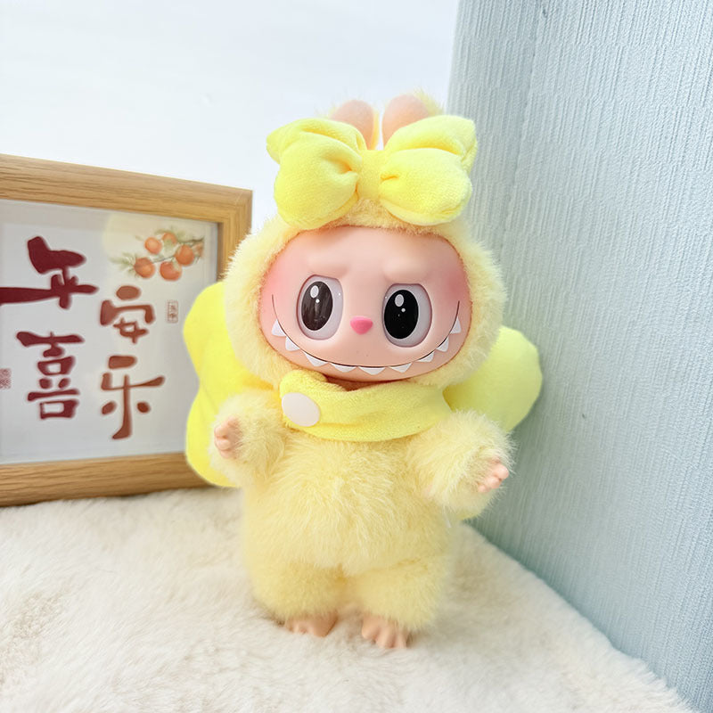 Clothes only] blind box Labubu clothes pendant Labubu baby clothes chess adventure queen baby clothes skirt cute