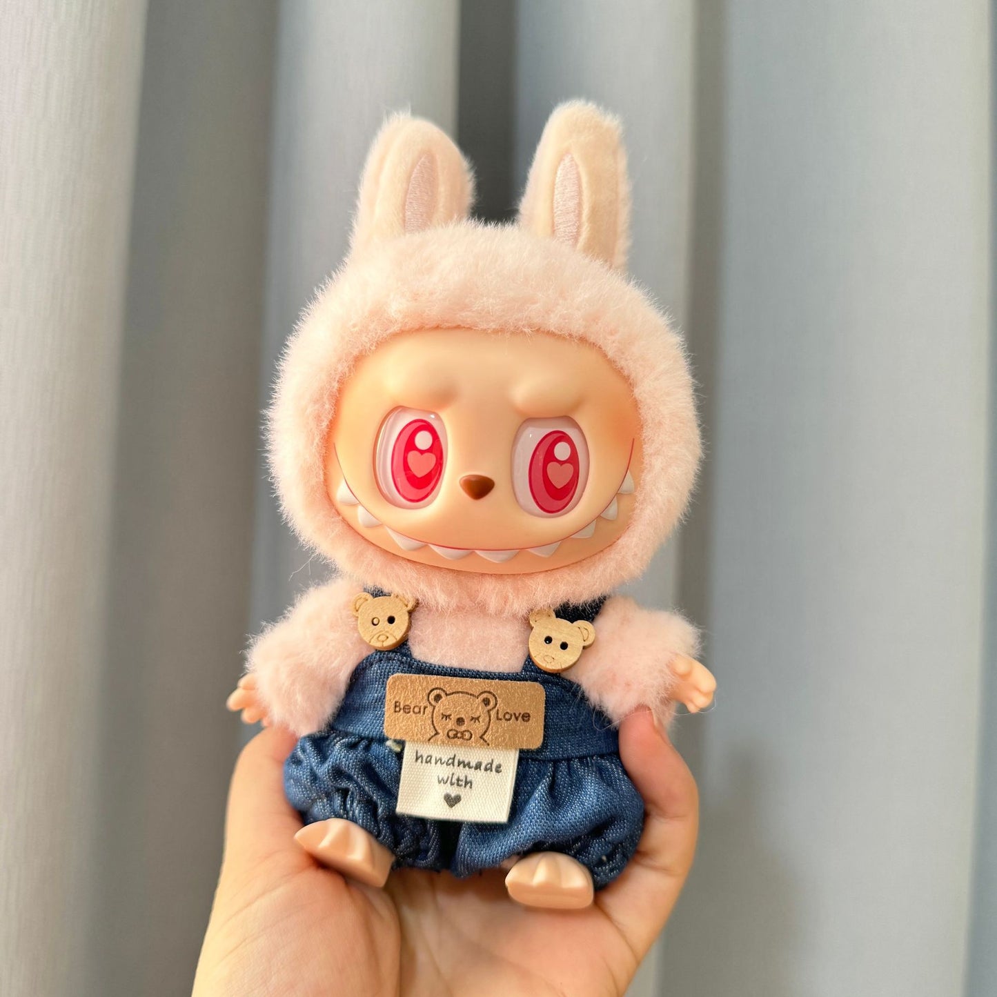 [Clothes only] First/second generation Labubu clothes pendant Labubu sitting party baby clothes skirt overalls cute
