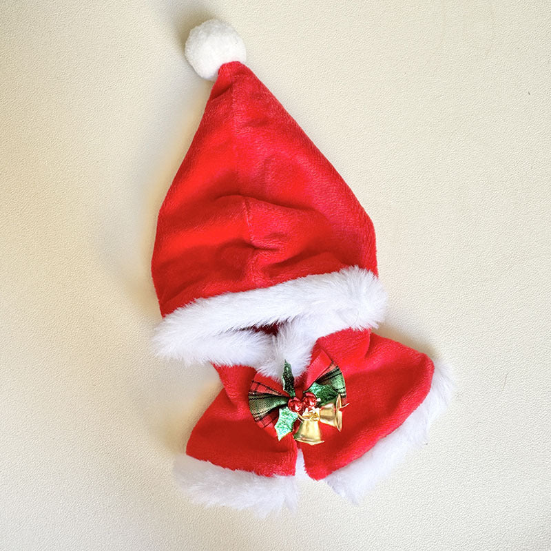 [Clothes only] First and second generation keychain Labubu clothes pendant Labubu Christmas rattle shawl British style
