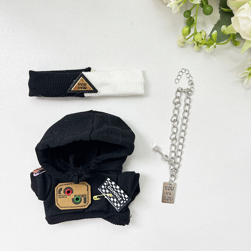 [Clothes only] Second generation blind box Labubu clothes vinyl face pendant Labubu sitting party series baby clothes cute