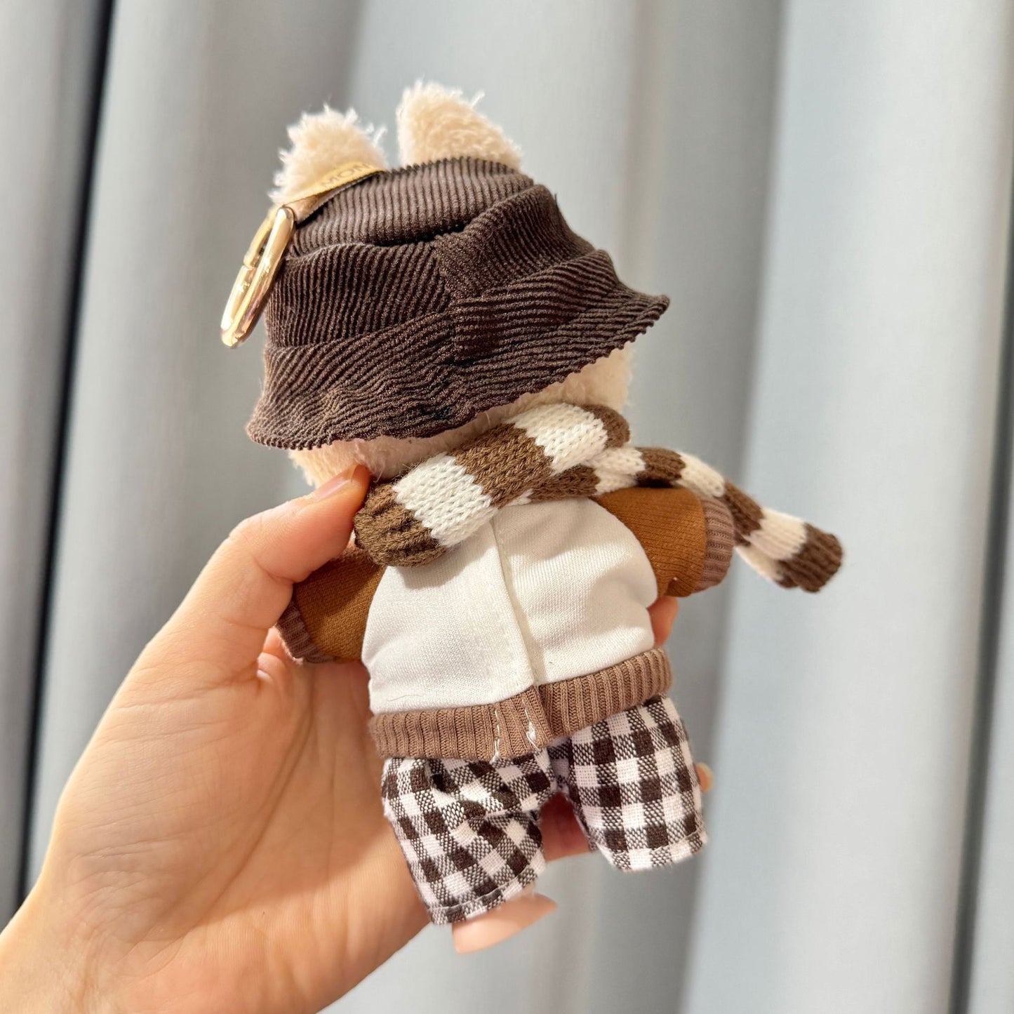[Clothes only] First and second generation keychain Labubu clothes pendant Labubu sitting party vacation cat suit cute