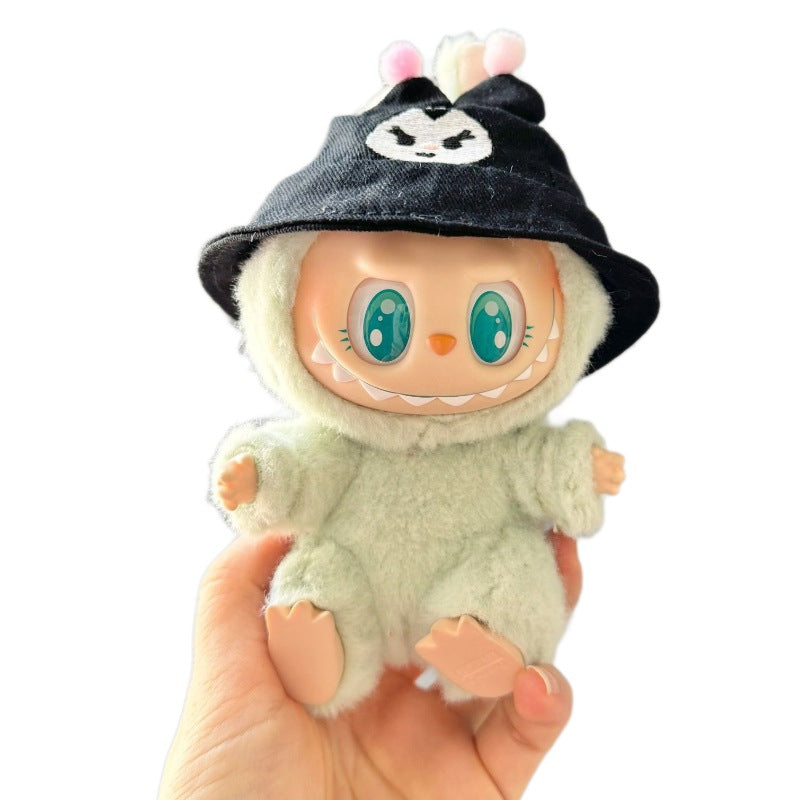 [Clothes only] First and second generation keychain Labubu clothes pendant Labubu cloth for small animal hat set cute