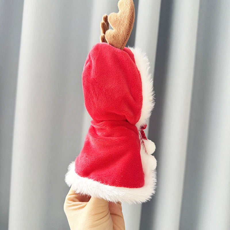 [Clothes only] First and second generation keychain Labubu clothes pendant Labubu Christmas antlers small cape cute