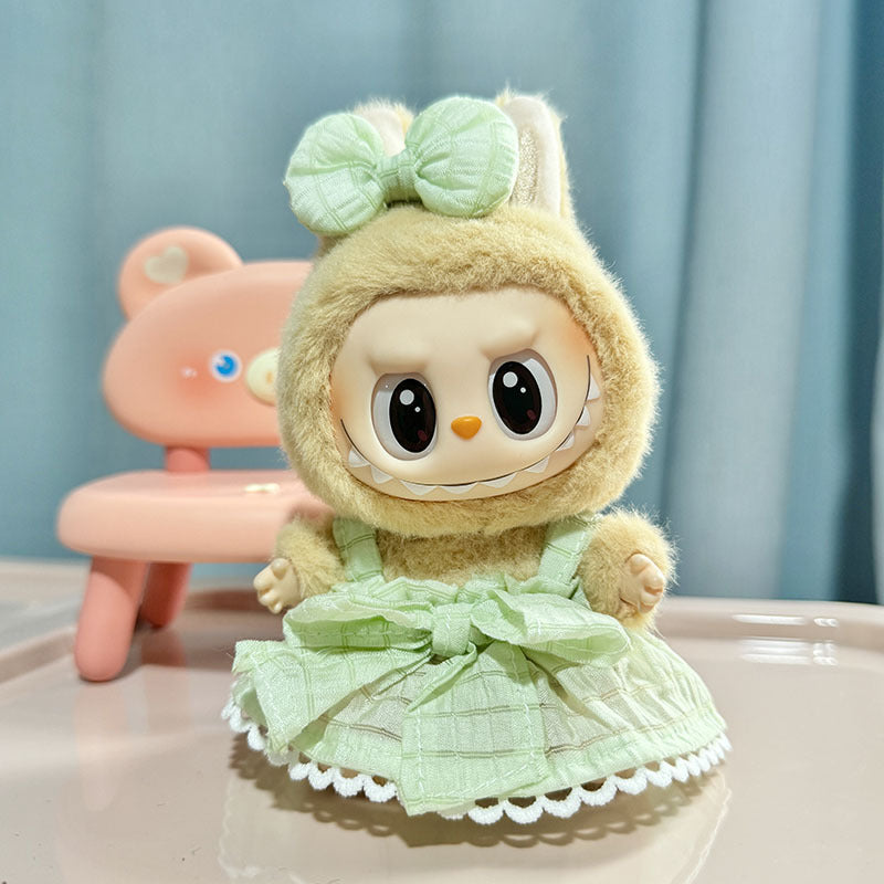 [Clothes only] 1st/2nd generation blind box Labubu clothes keychain Labubu sitting party series baby clothes cute