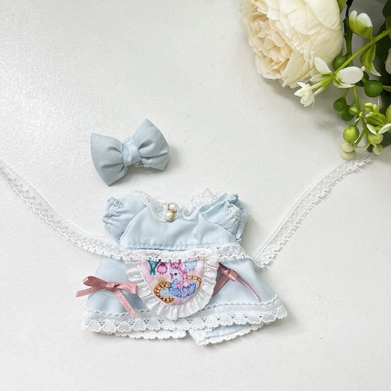 [Clothes only] Second generation blind box Labubu clothes vinyl face pendant Labubu sitting party series baby clothes cute