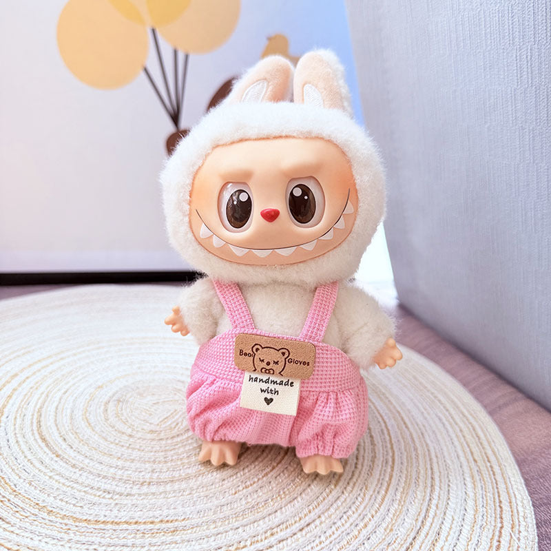 [Clothes only] First and second generation keychain Labubu clothes pendant Labubu baby clothes Migger overalls cute