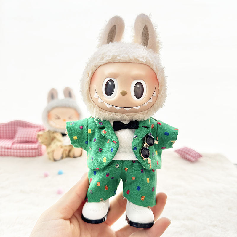 [Clothes only] First and second generation Labubu clothes pendant Labubu baby clothes sit party trendy suit suit cute