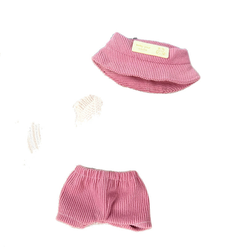 [Clothes only] 17cm Labubuwa clothes LABUBU blind box sitting party one, two, three generations of wool sweet beans