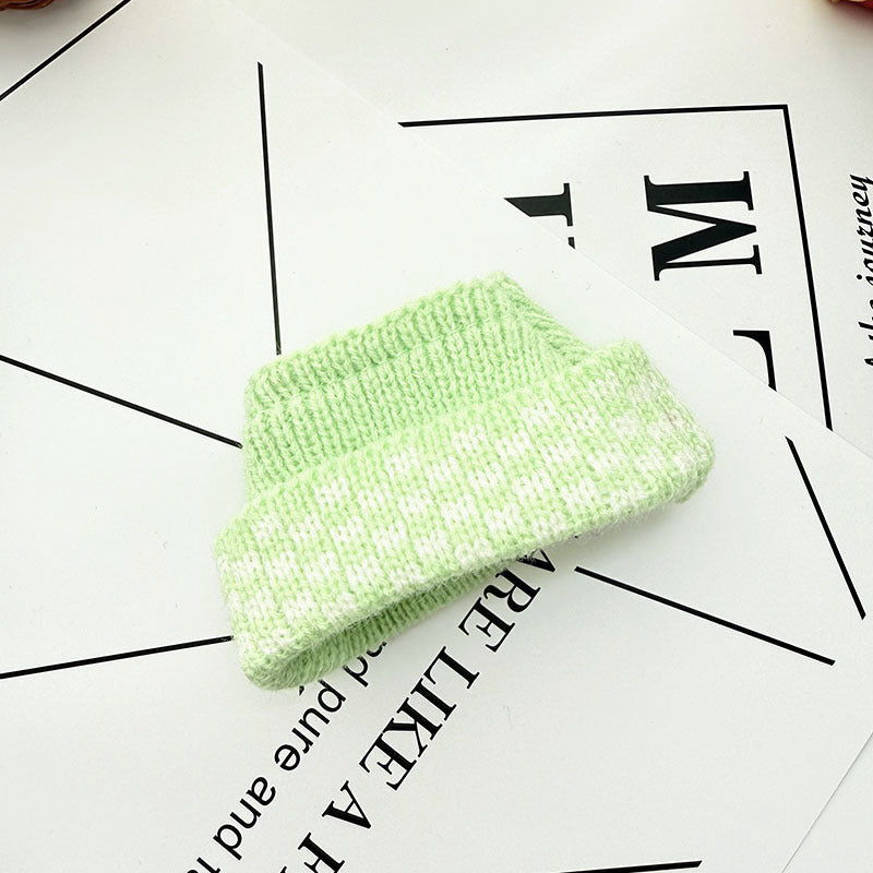 [Clothes only] One, two and three generations of keychains Labubu clothes pendant Labubu baby clothes knitted sweater hat set