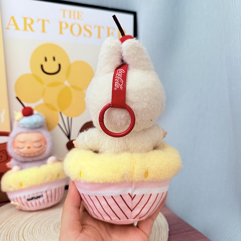[Clothes only] One, two and three generations Labubu clothes pendant Labubu sitting baby clothes delicious cake set cute