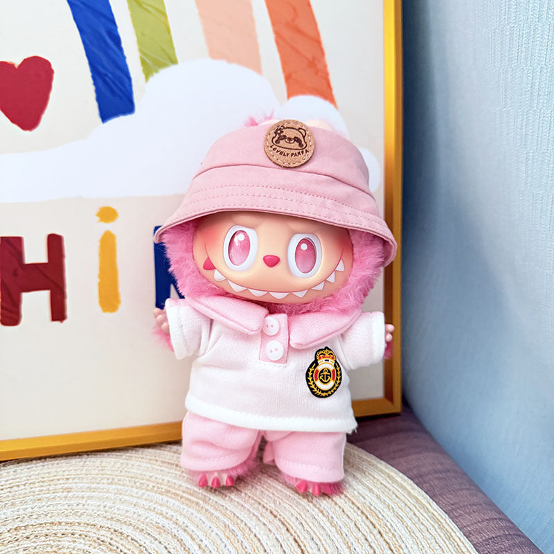 [Clothes only] The first, second and third generation keychain Labubu clothes pendant Labubu baby clothes noble small school uniform set