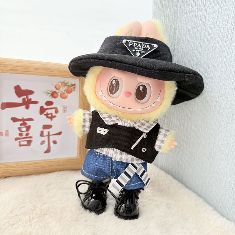 Clothes only] blind box Labubu clothes pendant Labubu baby clothes chess adventure queen baby clothes skirt cute