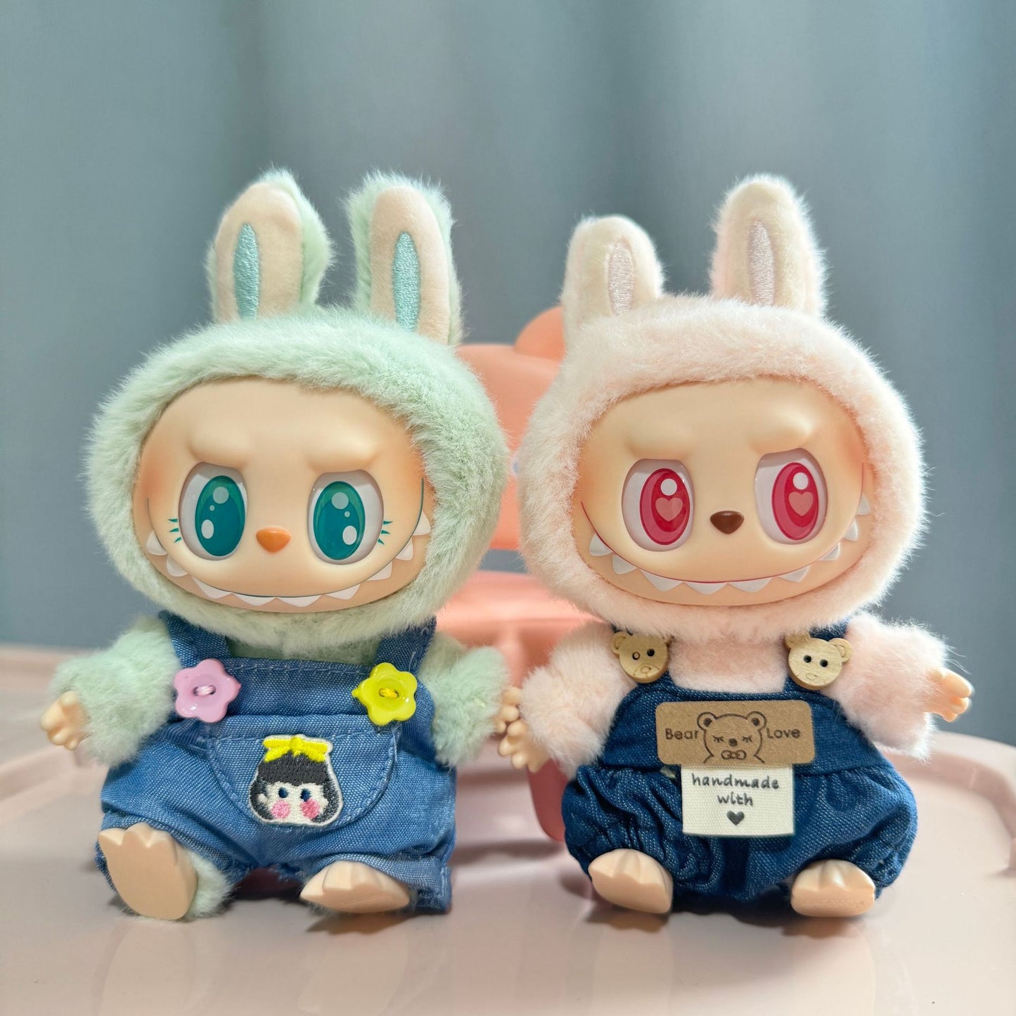 [Clothes only] 1st/2nd generation Labubu clothes pendant Labubu sitting party baby clothes lazy Tony suit