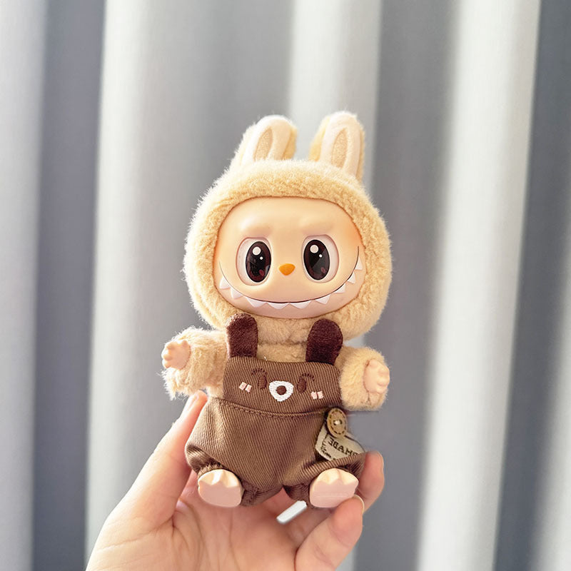 [Clothes only] First and second generation keychain Labubu clothes pendant Labubu sitting party dog repair suit cute