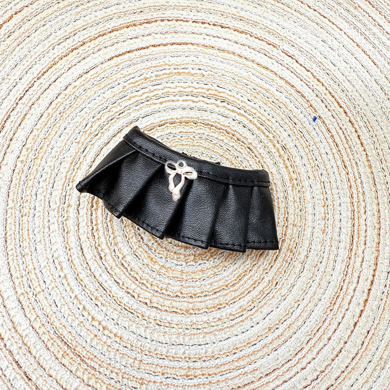 [Clothes only] 17cm Labubuwa clothes LABUBU blind box sitting party one, two, three generations of cool sweet leather clothes