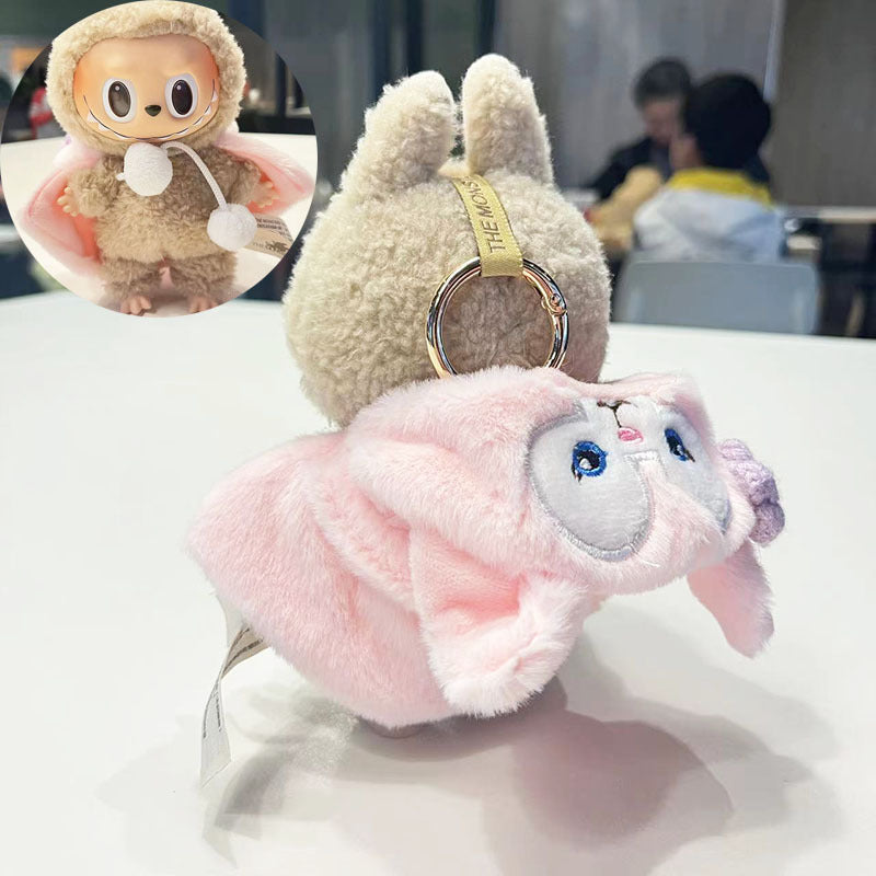 Clothes only] 15cm blind box Macaron Labubu Time to chill pendant doll clothes
