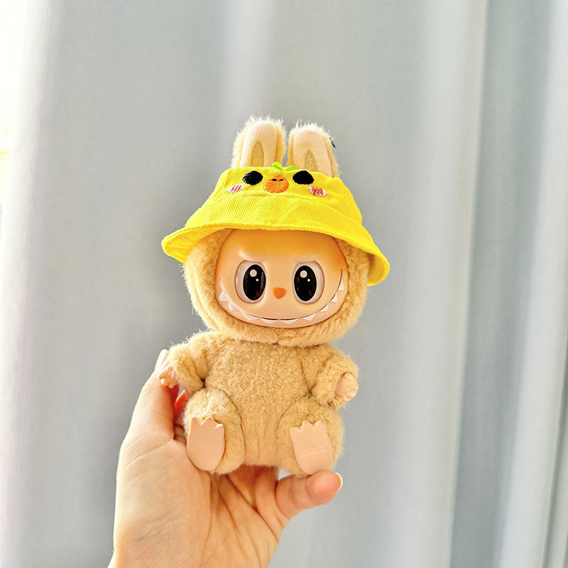 [Clothes only] First and second generation keychain Labubu clothes pendant Labubu cloth for small animal hat set cute