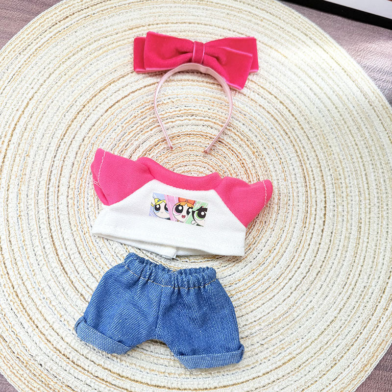 [Clothes only] First and second generation Labubu clothes pendant Labubu sitting baby clothes flying policewoman suit cute