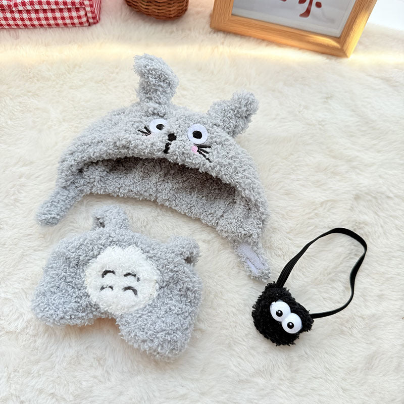 Clothes only] First and second generation Labubu clothes pendant Labubu sitting baby clothes cloud velvet chinchilla suit cute