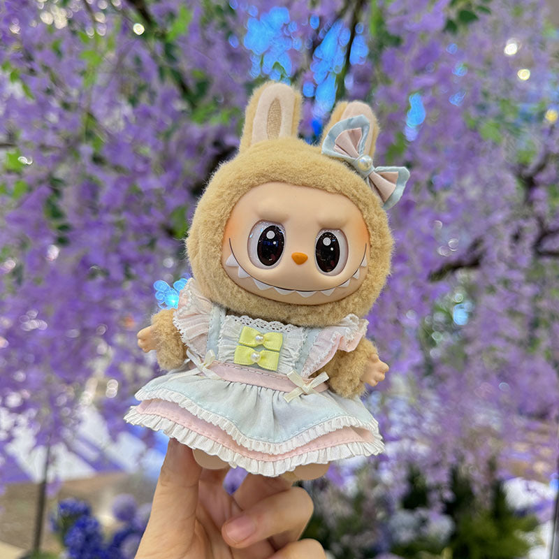 [Clothes only] First and second generation keychain Labubu clothes pendant Labubu cloth for lime sea salt girl skirt