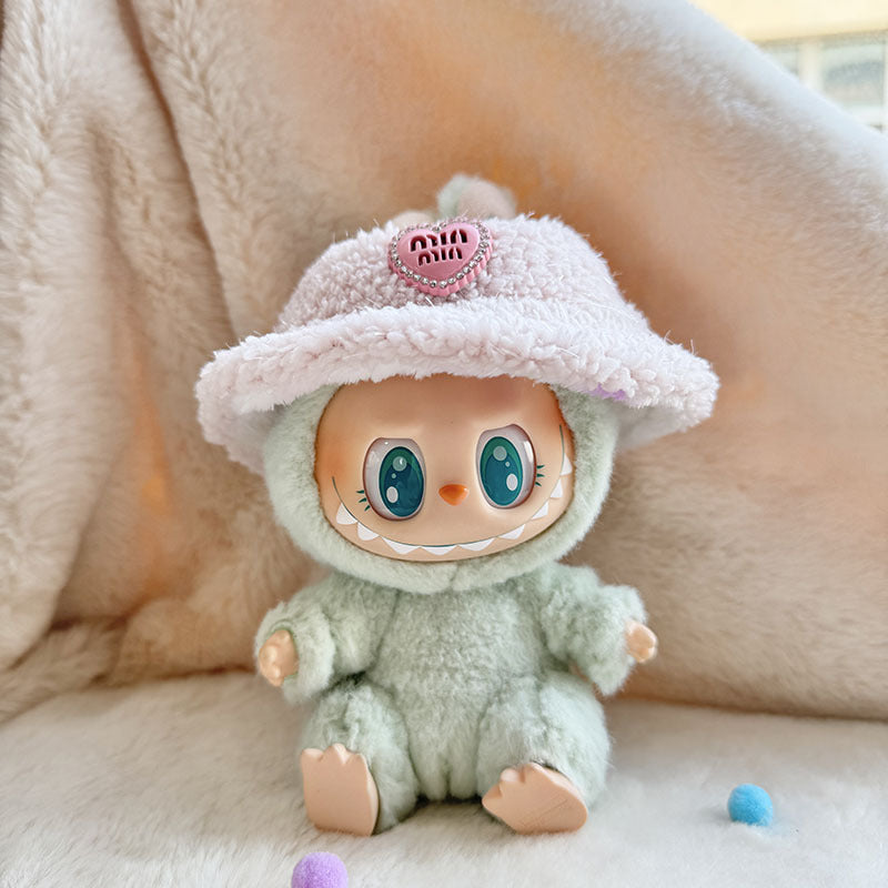 [Clothes only] First and second generation keychain Labubu clothes pendant Labubu sitting team double climbing suit set